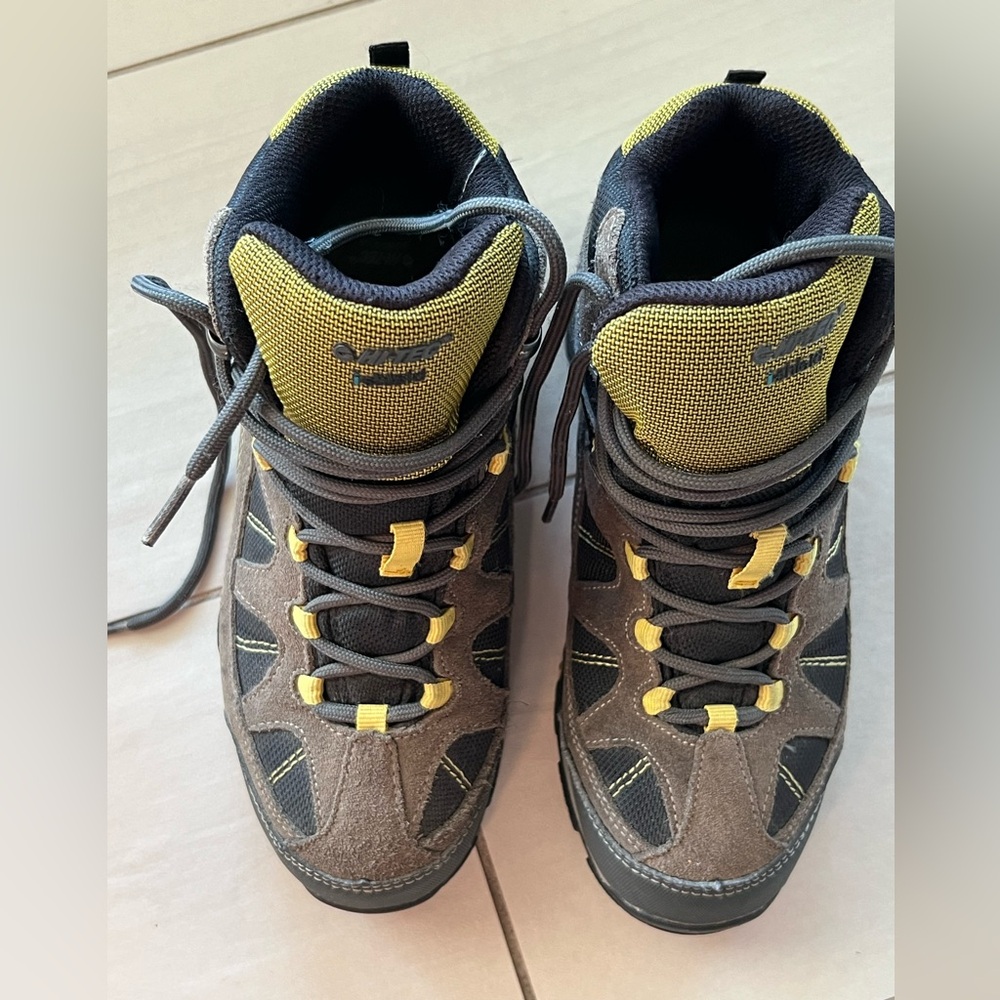 Hi-Tec Altitude Lite Hiking Ankle Boots Suede Shoes Unisex Big Girl Youth sz. 3